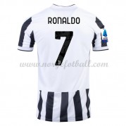 Billige Juventus 2021-22 Fotballdrakter Cristiano Ronaldo 7 Hjemmedraktsett Kortermet
